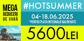 Folosind codul #HotSummer platesti doar 5600 Lei