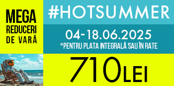 Folosind codul #HotSummer platesti doar 710 Lei