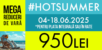 Folosind codul #HotSummer platesti doar 950 Lei
