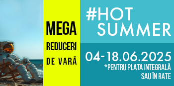 Folosind codul #HotSummer beneficiezi de Mega Reduceri de Vara la toate cursurile!