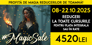 Pret #MagicSale: 4520 Lei. Profita de magia reducerilor de toamna!