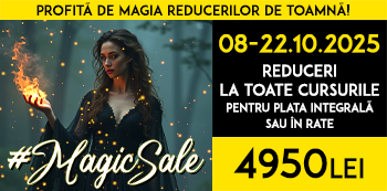 Pret #MagicSale: 4950 Lei. Profita de magia reducerilor de toamna!