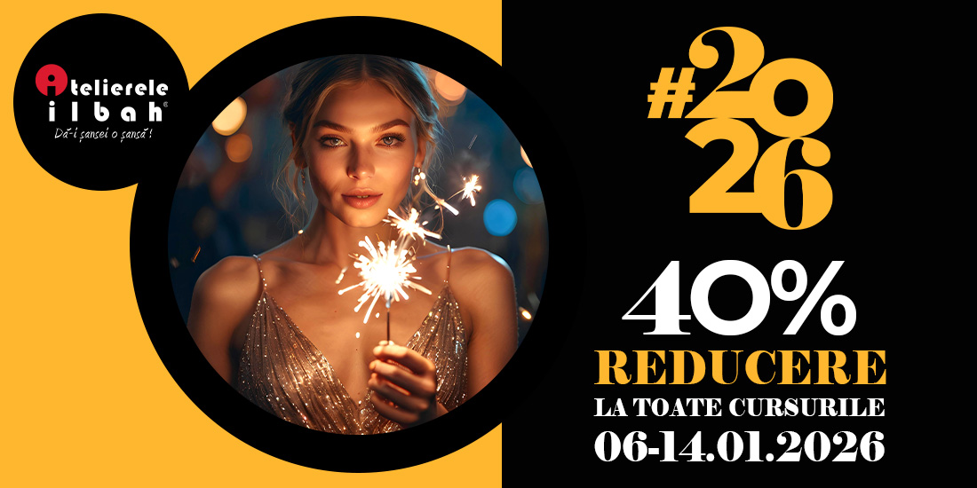 Incepe #2026 cu dreptul: ai 40% reducere la cursuri pentru un start perfect!