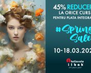 #SpringSale - Ai 45% reducere la toate cursurile, doar pana pe 18 martie, pentru plata integrala.