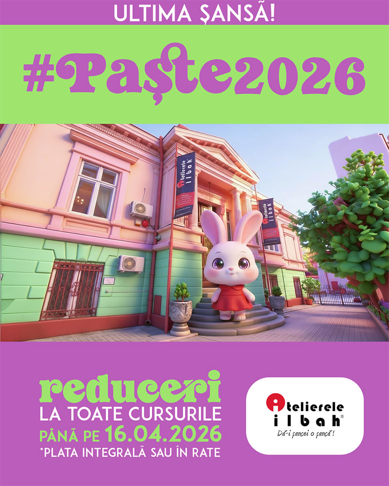 #Paste2026: Profita de reducerile iepurasului si incepe sa inveti lucruri noi! #Paste2026: Profita de reducerile iepurasului si incepe sa inveti lucruri noi!