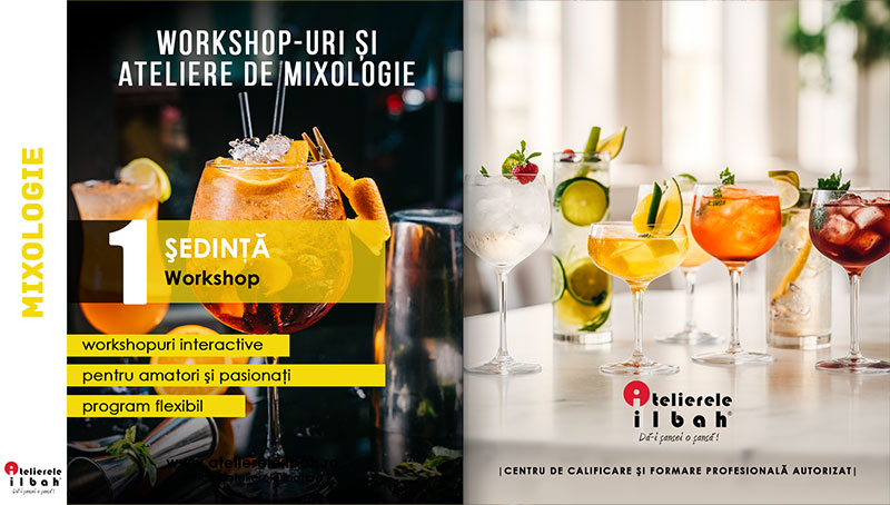 Workshopuri de Mixologie (Ateliere Bartending) Workshopuri de Mixologie (Ateliere Bartending)