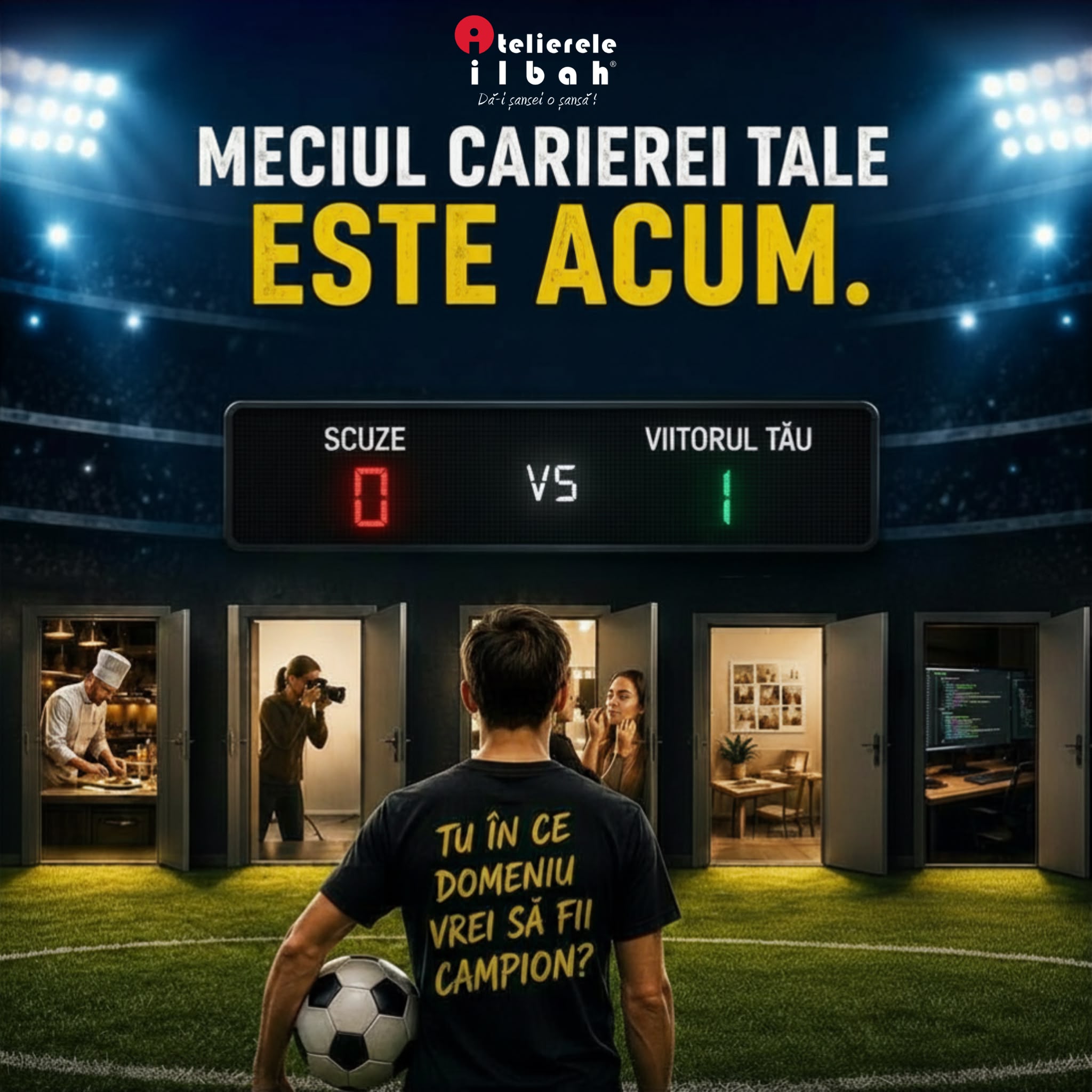 Meciul carierei tale este acum!