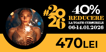 Campanie Anul Nou #2026 - platesti doar 470 Lei. Ai 40% reducere la cursuri pentru un start perfect de an! Campanie Anul Nou #2026 - platesti doar 470 Lei. Ai 40% reducere la cursuri pentru un start perfect de an!