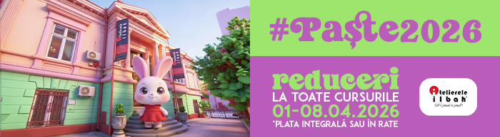 #Paste2026 - Iepurasul Atelierele ILBAH iti aduce super reduceri la cursuri!
