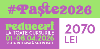 Oferta #Paste2026 - platesti doar 2070 Lei. Iepurasul Atelierele ILBAH iti aduce super reduceri la cursuri! Oferta #Paste2026 - platesti doar 2070 Lei. Iepurasul Atelierele ILBAH iti aduce super reduceri la cursuri!