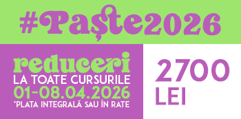 Oferta #Paste2026 - platesti doar 2700 Lei. Iepurasul Atelierele ILBAH iti aduce super reduceri la cursuri! Oferta #Paste2026 - platesti doar 2700 Lei. Iepurasul Atelierele ILBAH iti aduce super reduceri la cursuri!