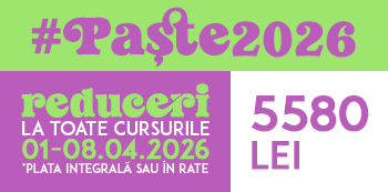 Oferta #Paste2026 - platesti doar 5580 Lei. Iepurasul Atelierele ILBAH iti aduce super reduceri la cursuri! Oferta #Paste2026 - platesti doar 5580 Lei. Iepurasul Atelierele ILBAH iti aduce super reduceri la cursuri!