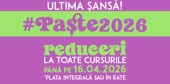 #Paste2026 - Iepurasul Atelierele ILBAH iti aduce super reduceri la cursuri! #Paste2026 - Iepurasul Atelierele ILBAH iti aduce super reduceri la cursuri!